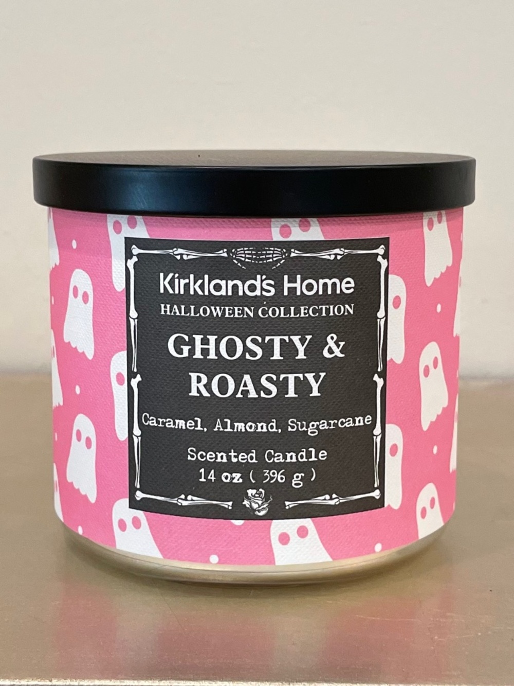 Kirklands Home Ghosty & Roasty Nuts Candle BRAND NEW Halloween Fall Decor